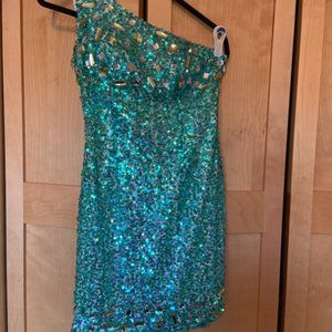 Formal Short All Sequin Dress
